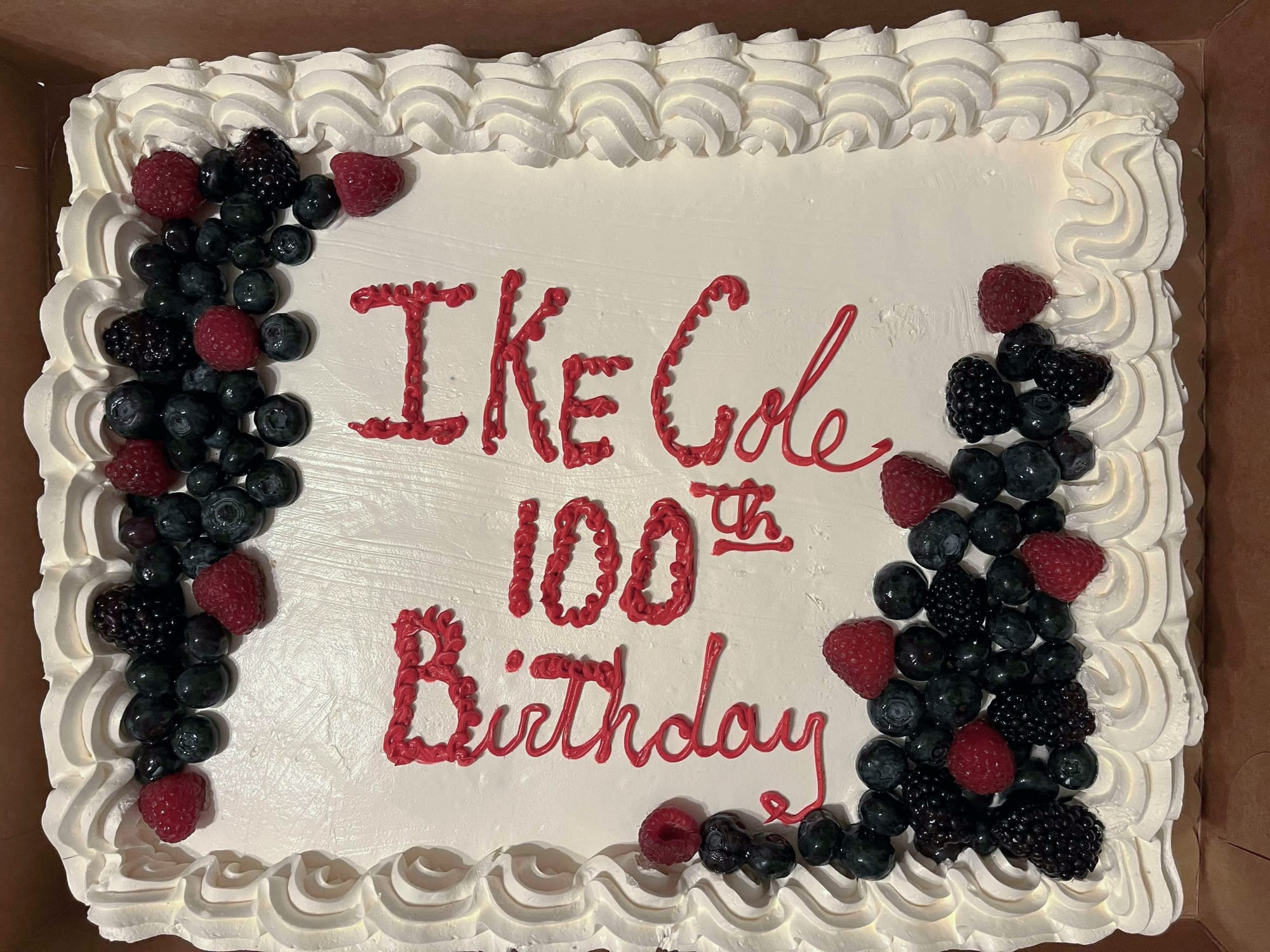 100th Birthday of Ike Cole at the Veterans of Foreign Wars