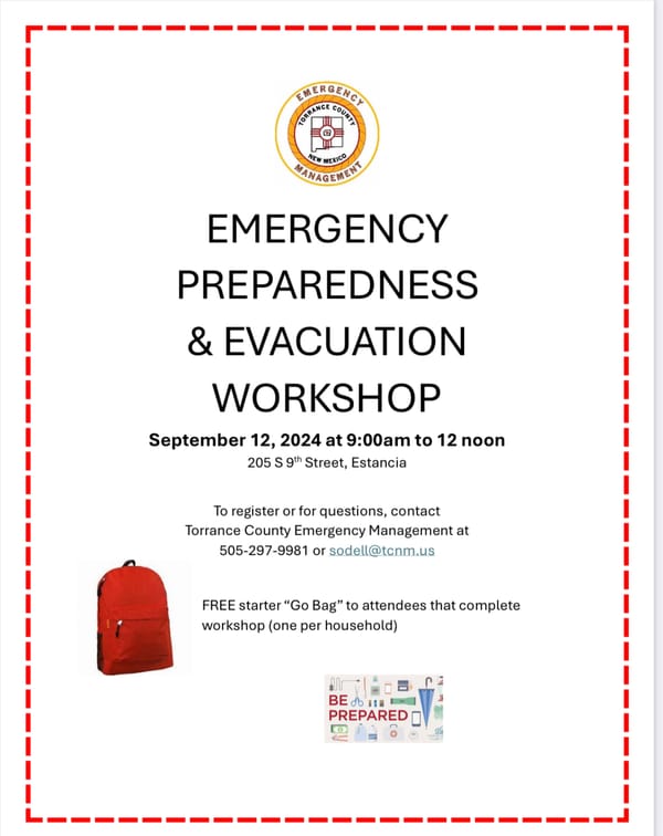 Emergency Preparedness and Evacuation Workshop