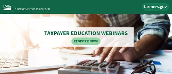 USDA Webinar on Tools to Manage Taxes Before the End of the Year